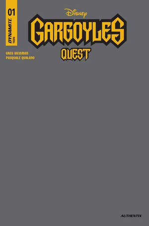 [Gargoyles: Quest #1 (Cover K - Stone Grey Blank Authentix)]