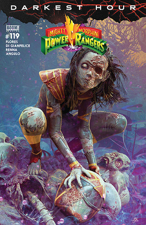 [Mighty Morphin Power Rangers #119 (Cover B - Bjorn Barends Dark Grid)]