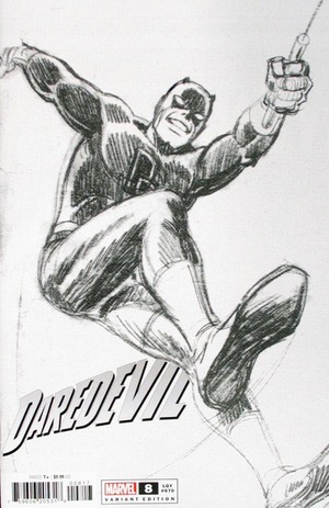 [Daredevil (series 8) No. 8 (Cover K - John Romita Sr. B&W Hidden Gem Incentive)]