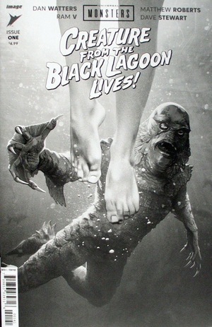 [Universal Monsters: Creature From The Black Lagoon Lives! #1 (Cover D - Joshua Middleton B&W Incentive)]