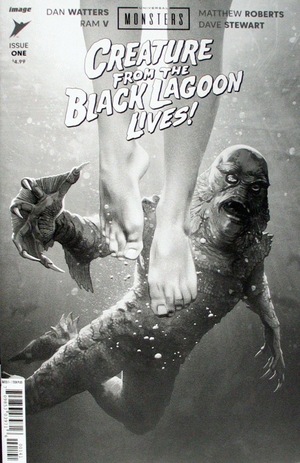 [Universal Monsters: Creature From The Black Lagoon Lives! #1 (1st printing, Cover D - Joshua Middleton B&W Incentive)]