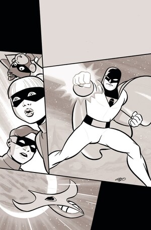 [Space Ghost (series 2) #1 (Cover P - Michael Cho Full Art Line Art Incentive)]