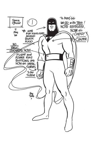 [Space Ghost (series 2) #1 (Cover U - Alex Toth Model Sheet Variant)]