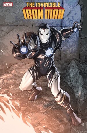 [Invincible Iron Man (series 4) No. 18 (Cover B - Pete Woods Black Costume Variant)]