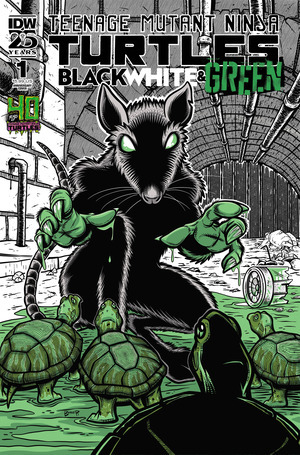 [Teenage Mutant Ninja Turtles: Black, White, & Green #1 (Cover D - Dan Berger 40th Anniversary Variant)]
