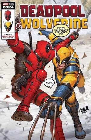 [X-Men (series 7) No. 2 (1st printing, Cover E - David Nakayama Deadpool / Wolverine Weapon X-Traction Variant)]