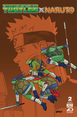 [Teenage Mutant Ninja Turtles x Naruto #2 (1st printing, Cover C - John Amor)]