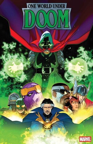 [One World Under Doom No. 1 (1st printing, Cover F - R.B. Silva)]