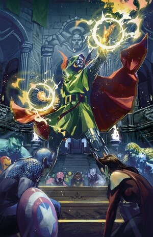 [One World Under Doom No. 1 (1st printing, Cover K - Ben Harvey Full Art Incentive)]