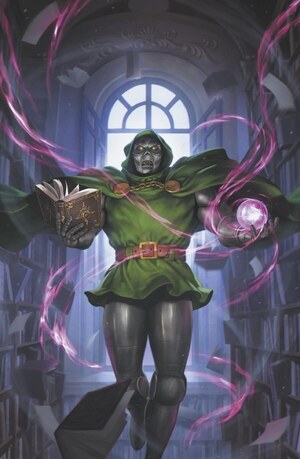 [Doom Academy No. 1 (1st printing, Cover K - Woo-Chul Lee Full Art Doctor Doom Incentive)]