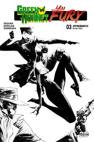 [Green Hornet / Miss Fury #3 (Cover E - Jae Lee Line Art Incentive)]