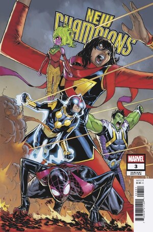 [New Champions No. 3 (Cover E - Humberto Ramos Reunion Variant)]
