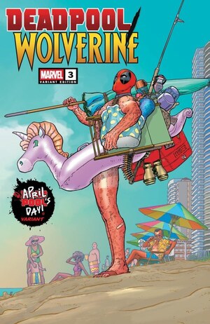 [Deadpool / Wolverine No. 3 (Cover C - Aaron Kuder April Pool's Day Variant)]