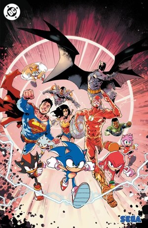 [DC x Sonic the Hedgehog 1 (1st printing, Cover D - Pablo M. Collar Full Art Incentive)]