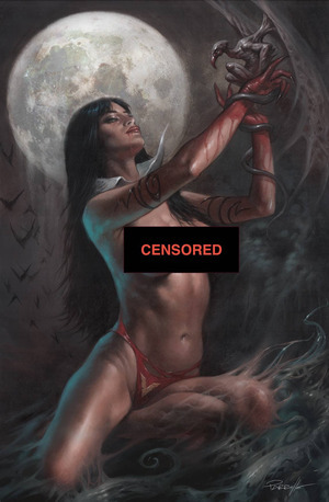 [Vampirella (series 9) #1 (Cover I - Lucio Parrillo Black Bag Risque Variant)]