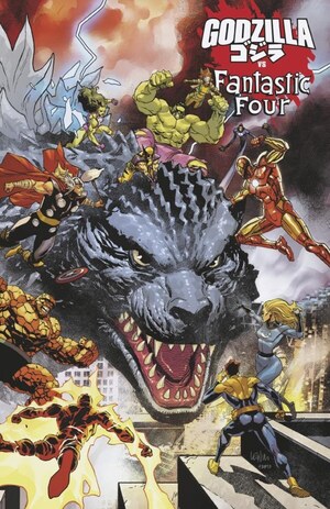[Godzilla vs. Fantastic Four No. 1 (Cover C - Leinil Yu Wraparound)]