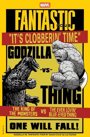 [Godzilla vs. Fantastic Four No. 1 (Cover E - Lee Garbett Versus Variant)]