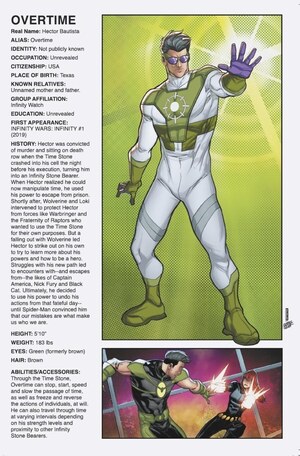 [Infinity Watch No. 3 (Cover B - David Baldeon Handbook Variant)]