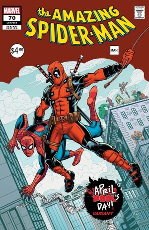 [Amazing Spider-Man (series 6) No. 70 (Cover E - Brent Schoonover April Pool's Day Variant)]