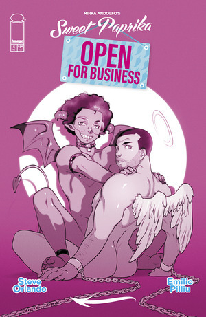 [Mirka Andolfo's Sweet Paprika - Open for Business #4 (Cover E - Emilio Pilliu Hot Polybagged Variant)]