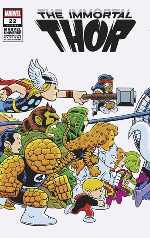 [Immortal Thor No. 22 (Cover B - Chris Giarrusso Marvel Universe Connecting)]