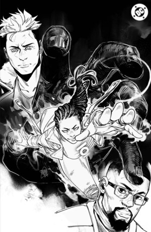 [Absolute Green Lantern 1 (Cover K - Jahnoy Lindsay B&W Incentive)]