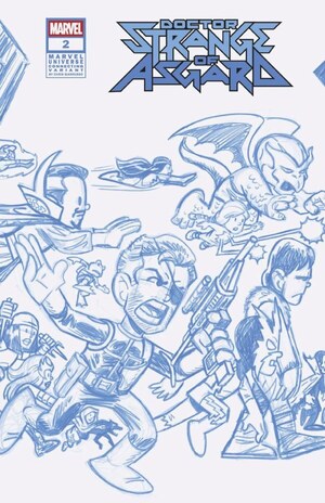 [Doctor Strange of Asgard No. 2 (Cover J - Chris Giarrusso Blue Line Connecting Sketch Incentive)]