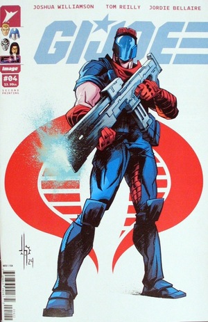 [G.I. Joe (series 13) #4 (2nd printing, Cover B - Jason Howard Cobra)]