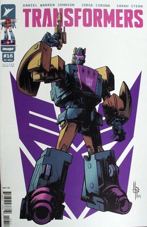 [Transformers (series 4) #16 (2nd printing, Cover A - Jason Howard Decepticon)]