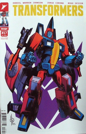 [Transformers (series 4) #17 (2nd printing, Cover A - Jason Howard Decepticon)]