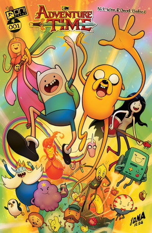 [Adventure Time (series 2) #1 (Cover G - David Nakayama Gold Foil)]