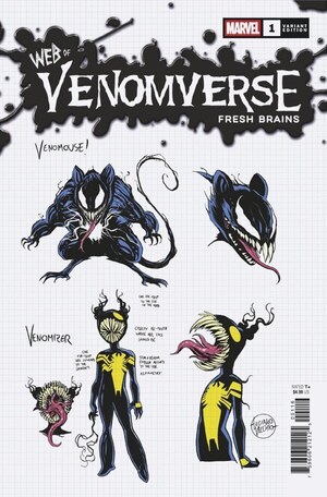 [Web of Venomverse - Fresh Brains No. 1 (Cover J - Luciano Vecchio Character Design Incentive)]