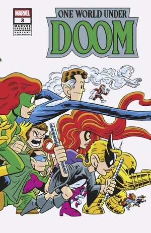 [One World Under Doom No. 3 (Cover E - Chris Giarrusso Marvel Universe Connecting)]
