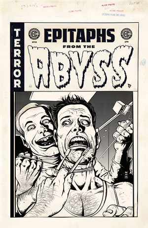 [EC: Epitaphs from the Abyss #10 (Cover D - Darick Robertson B&W Artist Edition Incentive)]