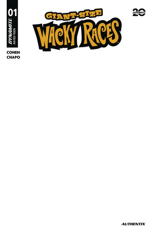 [Giant-Size Wacky Races #1 (Cover D - Blank Authentix)]