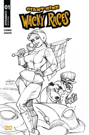 [Giant-Size Wacky Races #1 (Cover G - Joseph Michael Linsner Line Art Incentive)]