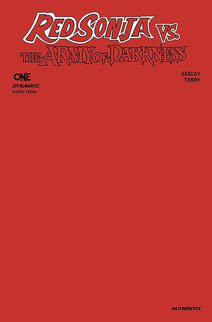[Red Sonja vs. the Army of Dead #1 (Cover U - Red Blank Authentix)]