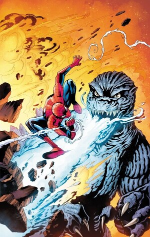 [Godzilla vs. Spider-Man No. 1 (Cover K - Chris Campana Full Art Incentive)]