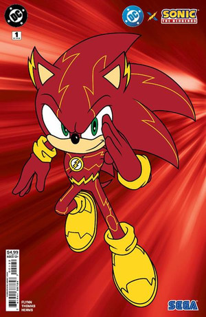 [DC x Sonic the Hedgehog 1 (2nd printing, Cover B - Pablo M. Collar Flash Variant)]