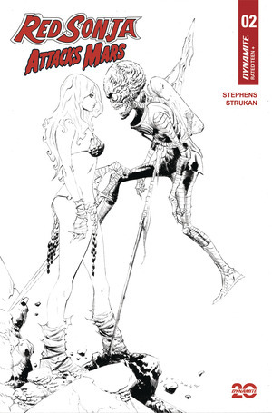 [Red Sonja Attacks Mars #2 (Cover E - Jae Lee Line Art Incentive)]