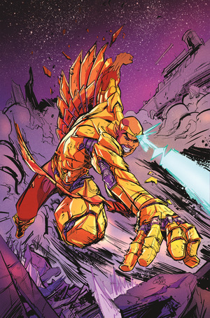 [Silverhawks (series 2) #3 (Cover P - David Cousens Battle Damage Full Art Incentive)]