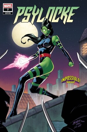 [Psylocke (series 2) No. 7 (Cover B - Michele Bandini Impossible Variant)]