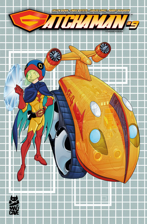 [Gatchaman #9 (Cover B - Chris Batista Blueprint Variant)]