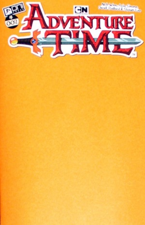 [Adventure Time (series 2) #2 (Cover C - Jake Yellow Blank Variant)]