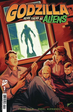 [Godzilla - Here There Be Aliens #1 (Cover B - Angel Hernandez)]