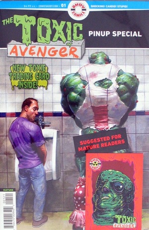 [Toxic Avenger Pinup Special #1 (Cover B - Fred Harper Exclusive Trading Card Variant)]