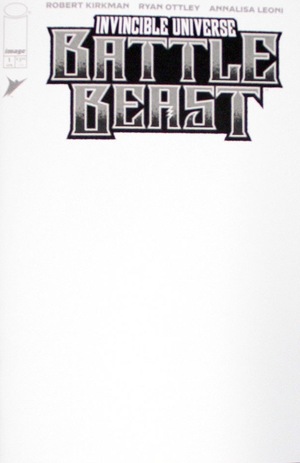 [Invincible Universe: Battle Beast #1 (Cover I - Blank)]
