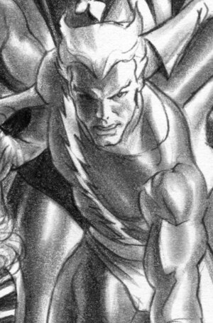 [Vision & Scarlet Witch No. 1 (Cover J - Alex Ross Timeless Full Art Sketch Incentive)]