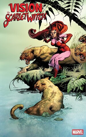 [Vision & Scarlet Witch No. 1 (Cover K - Sandy Plunkett Hidden Gem Incentive)]