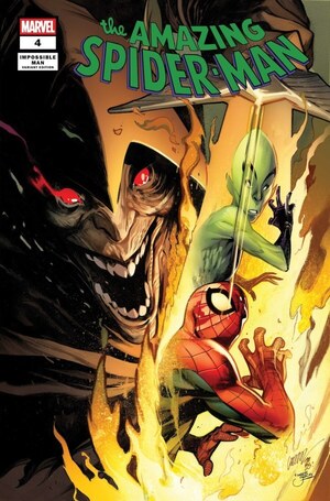 [Amazing Spider-Man (series 7) No. 4 (Cover C - Pepe Larraz Impossible Man Pop-Up Variant)]